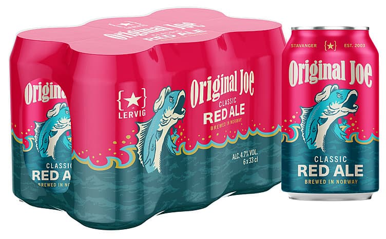 Hoppy Joe Red Ale 4,7% 0,33lx6 boks 1980 ml