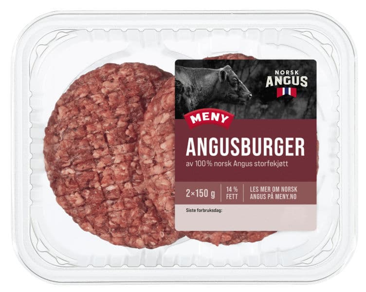 Angusburger 2x150g Meny
