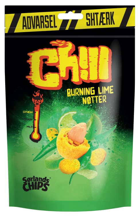 Sørlandschips Burning Lime 130g