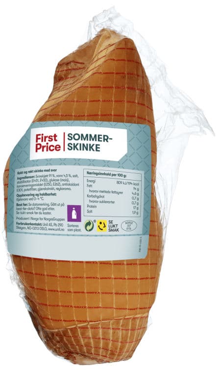 Sommerskinke Kokt Ca1kg First Price 1,11 kg