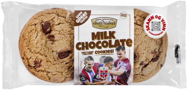 Cookies Milk Choco 4x45g Aunt Mabels