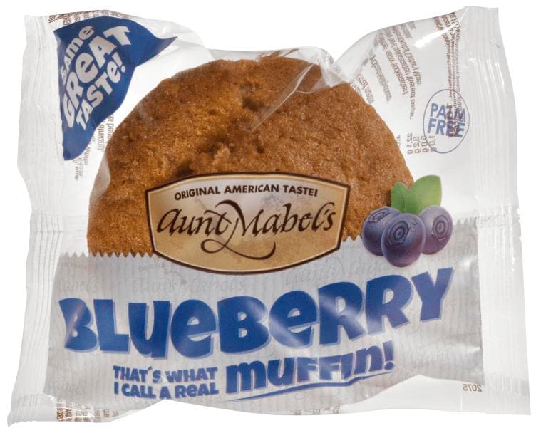 Muffins Blueberry 95g Aunt Mabels