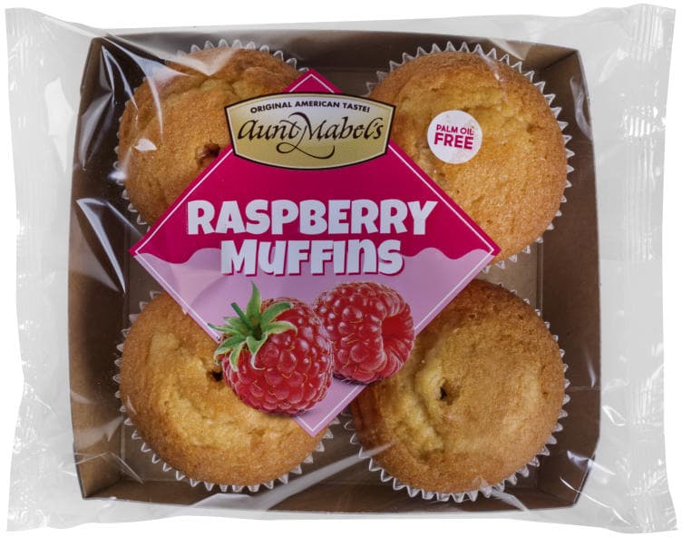 Muffins Raspberry 280g Aunt Mabels