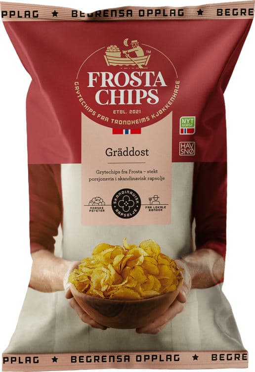 Frostachips Gräddost 150g