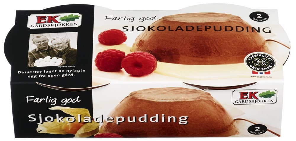 Sjokoladepudding 2 stk 340 g