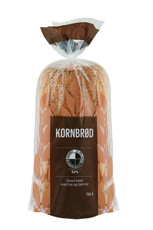 Kløver Kornbrød Skåret 750g