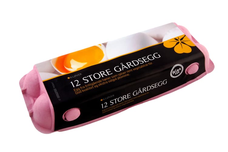 Kløver Gårdsegg Store 12pk 12 stk