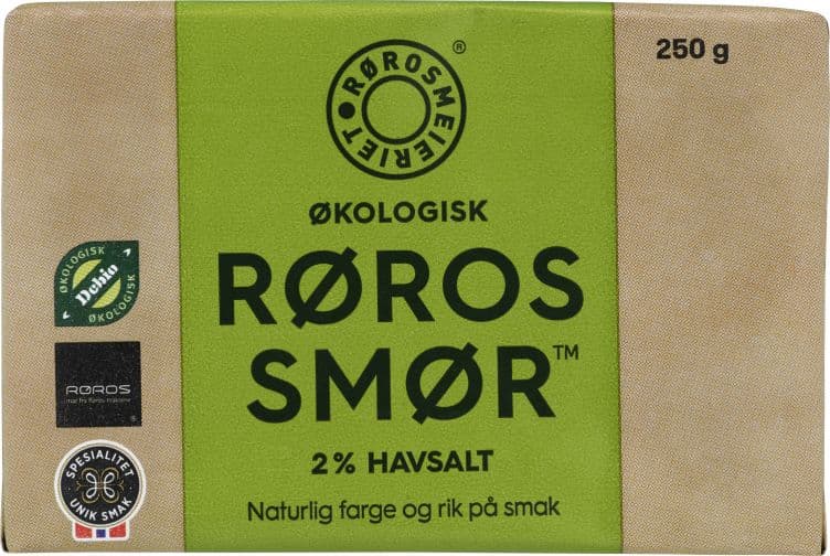 Smør Økologisk 250g Røros
