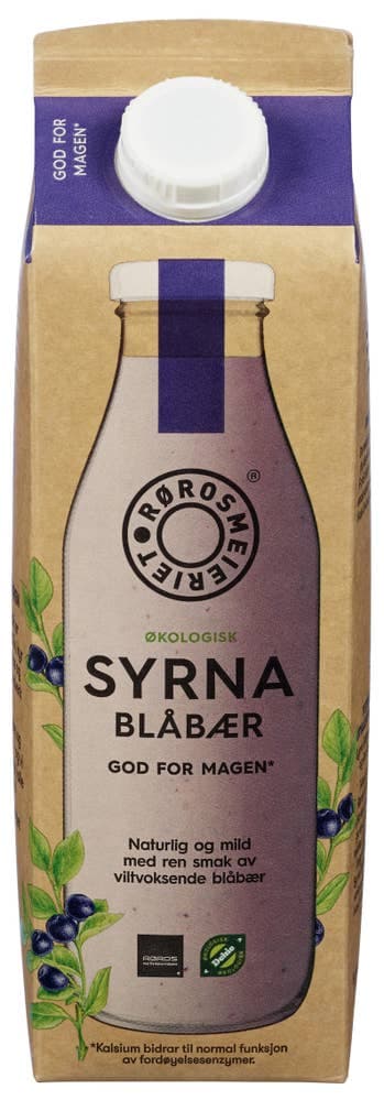 Økologisk Syrna Blå Fettfri, 1000 g