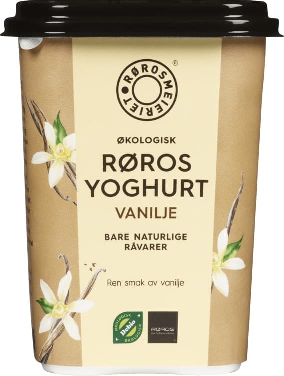 Røros Yoghurt Vanilje Øko 470g Rørosmeieriet
