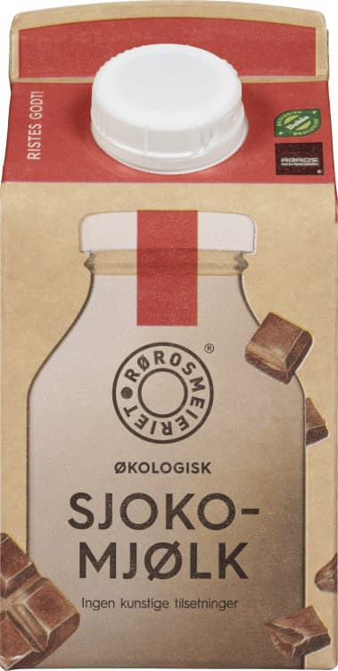 Sjokomjølk Økol.0,5l Rørosmeieriet 500 ml