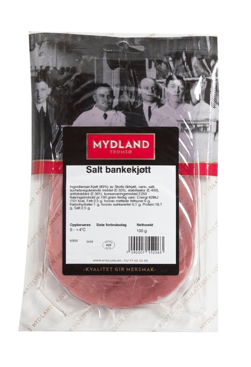 Bankekjøtt Salt 100g Mydland