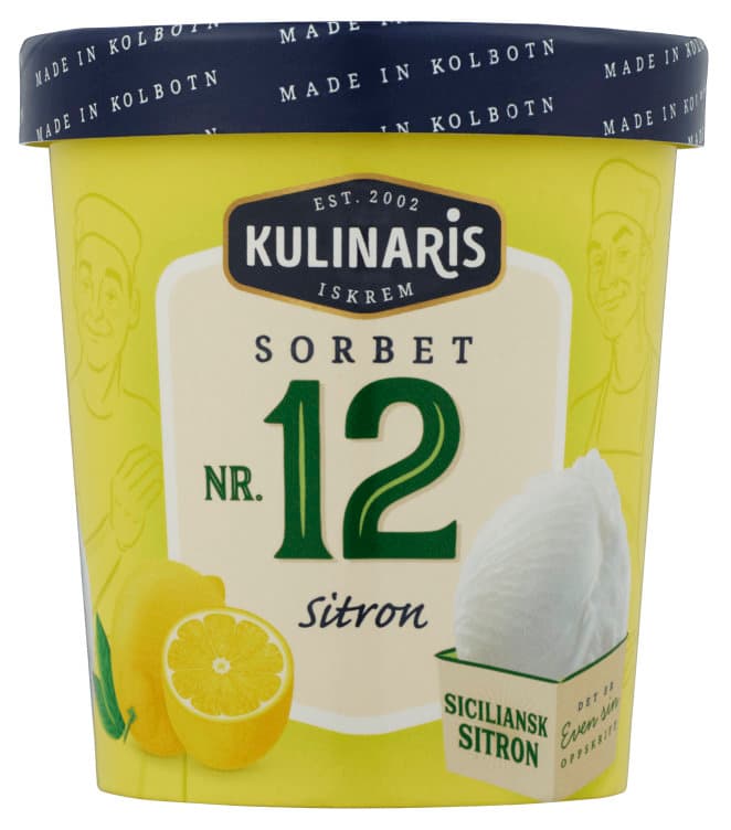 Kulinaris Sorbet Sitron 500ml