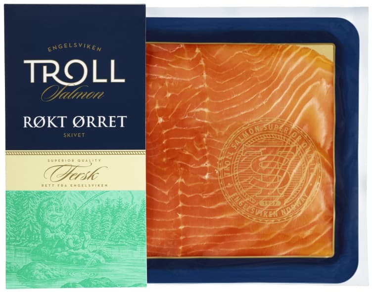 Ørret Røkt Skivet 250g Troll