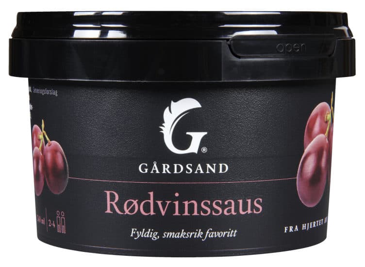 Rødvinsaus Fersk 240ml Gårdsand