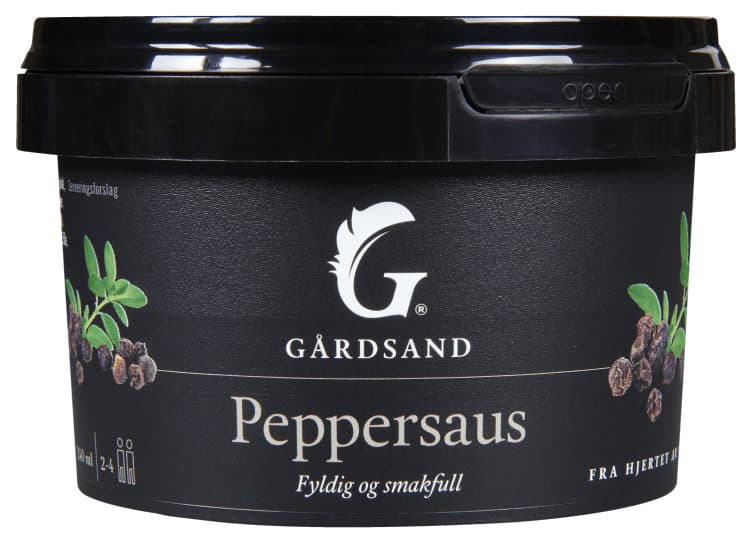 Peppersaus Fersk 240ml Gårdsand