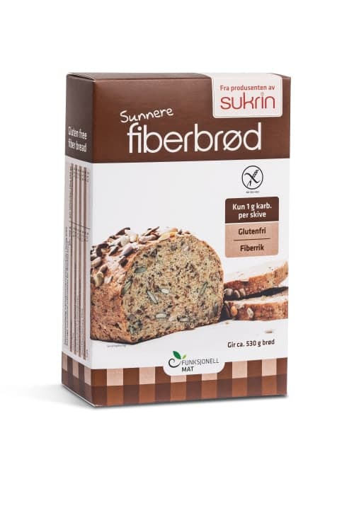 Fiberbrød Mix glutenfri 250g Funksjonell Mat
