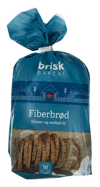 Fiberbrød glutenfri 600g Brisk