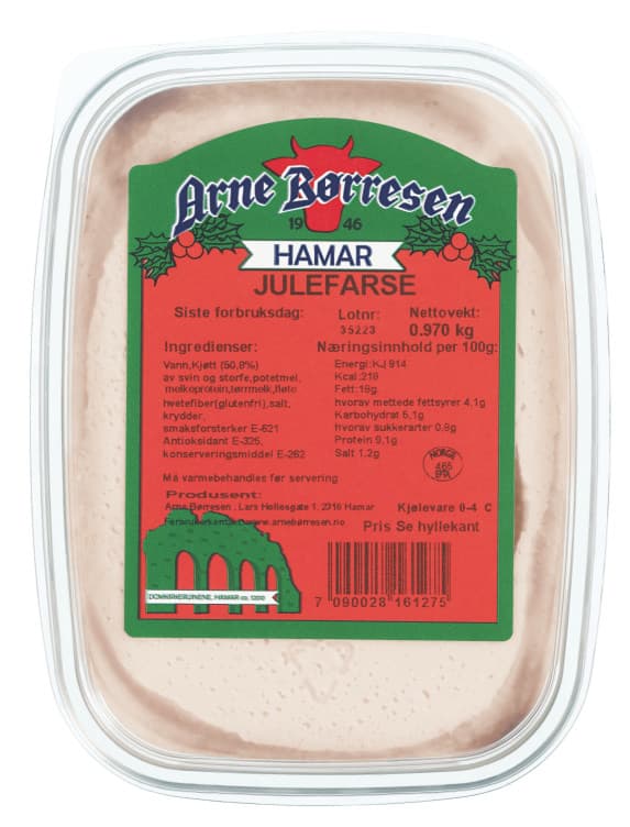 Julefarse 970g Arne Børresen