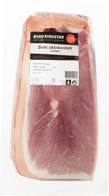 Svin Skinkestek m/Ben Ca1,5kg Brødr Ringstad