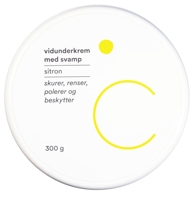 C Vidunderkrem Sitron m/Svamp 300g C Soaps