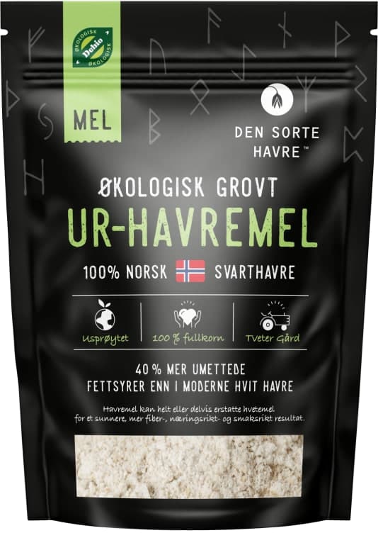 Svarthavremel Steinmalt Økol.700g Dsh 700 g