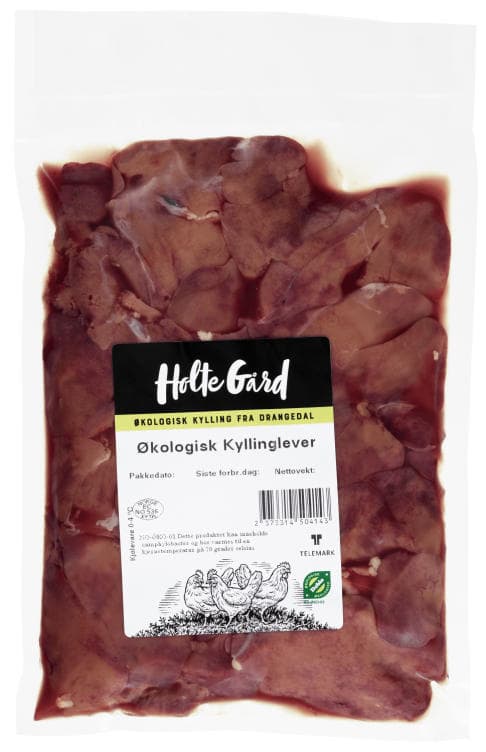 Kyllinglever Økologisk Fersk Ca390g Holte 300 g