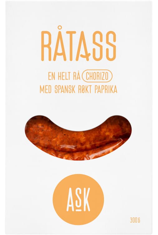 Råtass Rå Chorizo 300g Ask