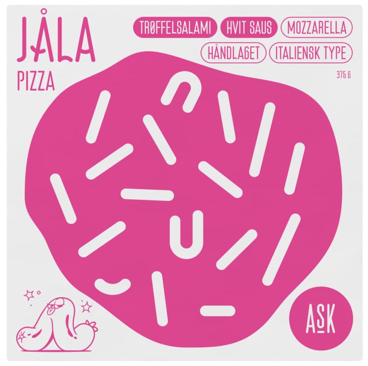 Jåla Pizza m/Trøffelsalami 375g Ask