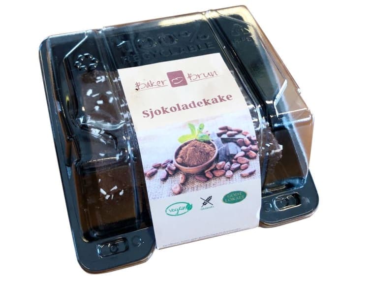 Sjokoladekake Vegansk 220g Baker Brun