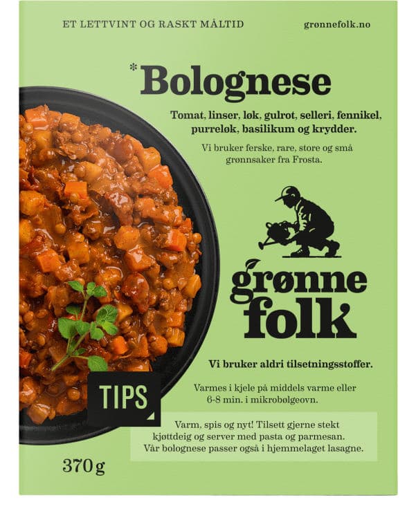 Bolognese 370g Grønne Folk