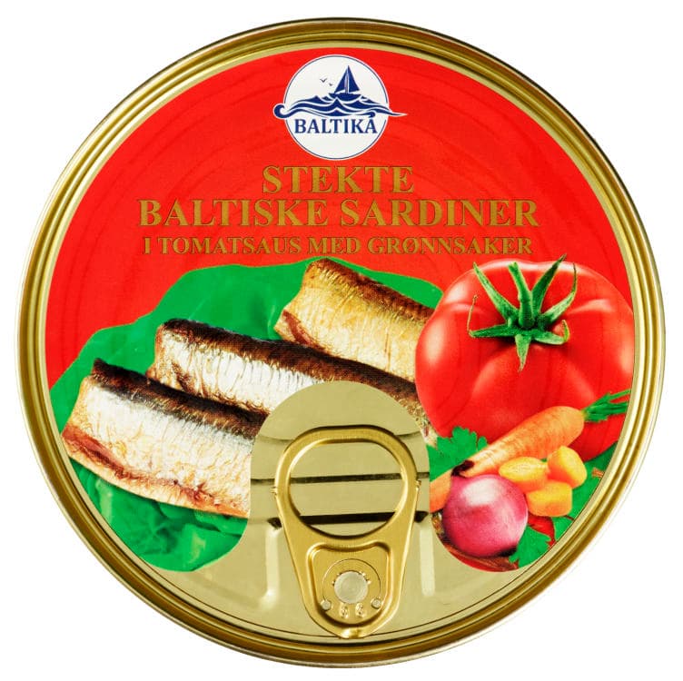 Sardiner i Tomat 240g Baltika