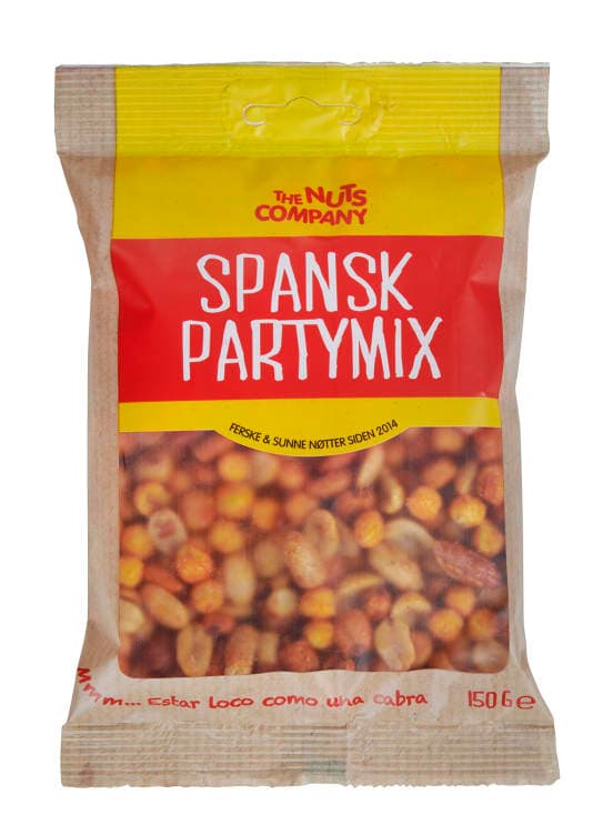 Spansk Partymix 150g The Nuts Company