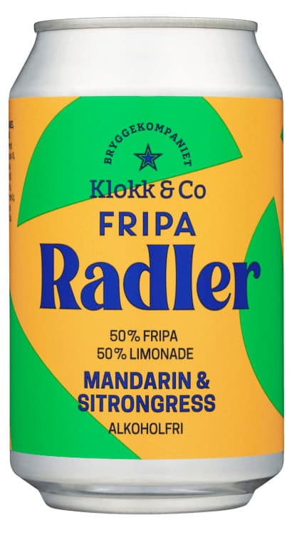 Fripa Radler Mandarin 0,33l boks Klokk&Co
