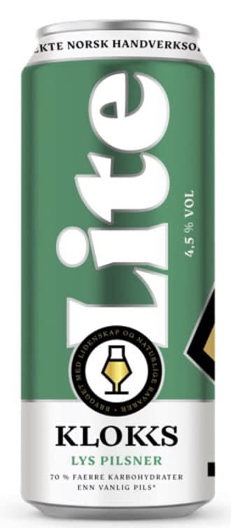 Klokks Lys Lite Pilsner 0,5lx6 boks Klokk&Co 3000 ml
