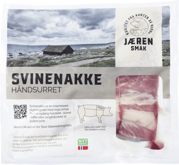 Svin Nakke u/Bein Ca1kg Prima Jæren 1,2 kg