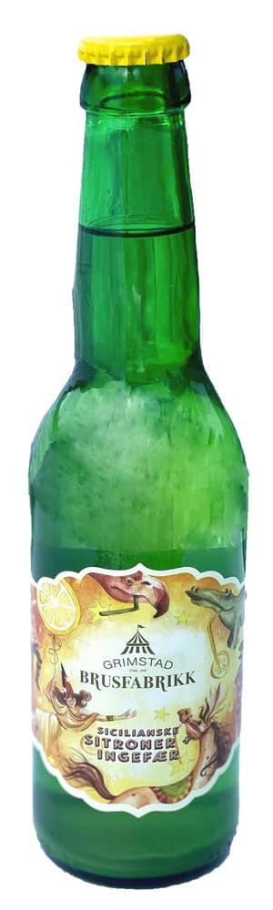 Sicilianske sitroner og ingefærbrus 330 ml