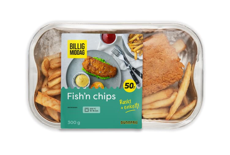 Fish`N Chips 300g Bunnpris