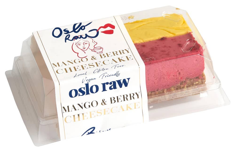 Mango & Berry Cheescake Vegansk 180g Oslo Raw