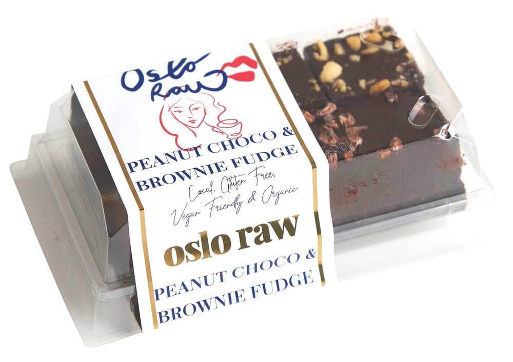 Peanut Choco & Brownie Fudge Vegansk 180g Oslo Raw