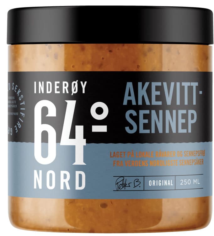 Akevittsennep 250ml Inderøy 64° Nord