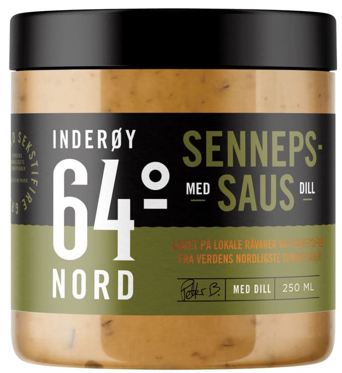 Sennepsaus med Dill 250ml Inderøy 64° Nord