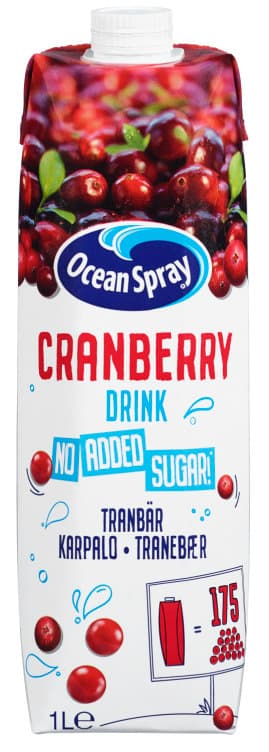 Tranebærjuice Lett 1l Ocean Spray