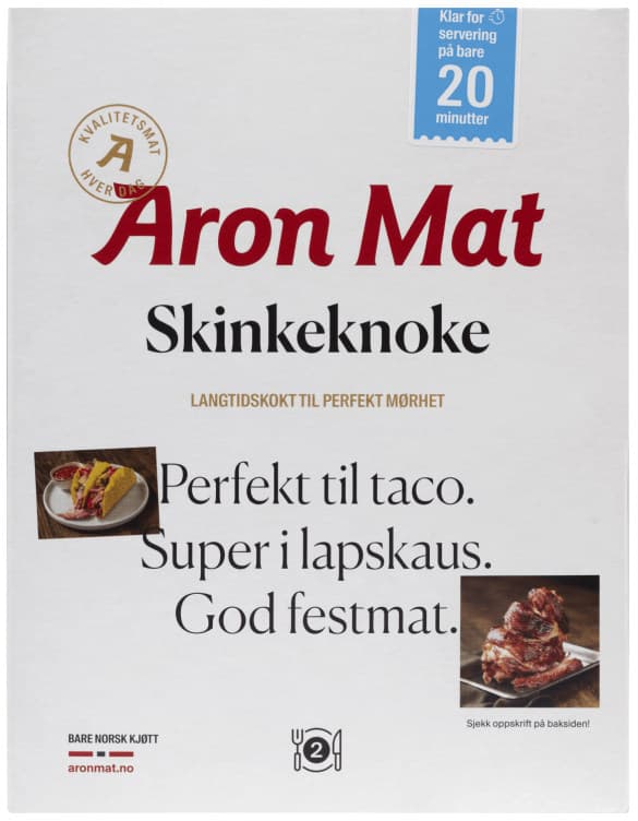 Skinkeknoke Kokt Salt&Røkt ca 1,2kg Aron Mat