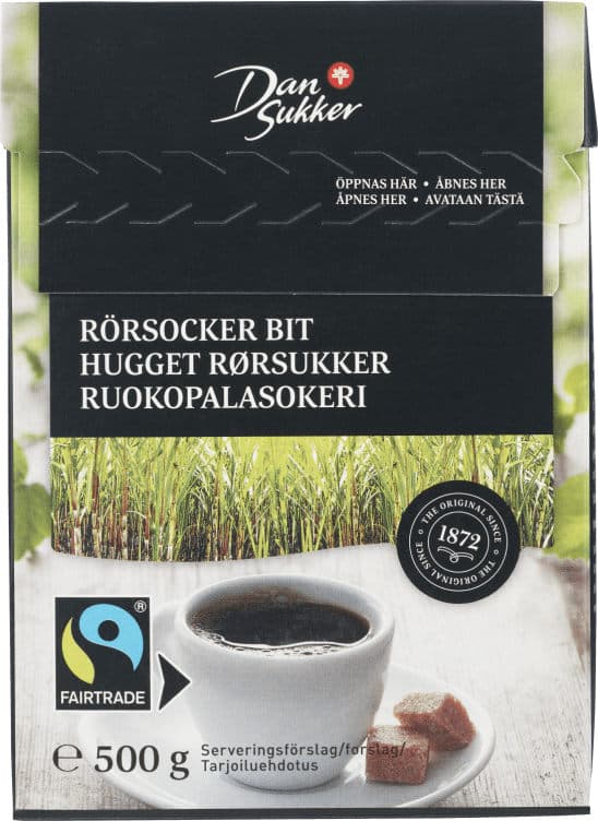 Råsukker Biter 500g Dansukker