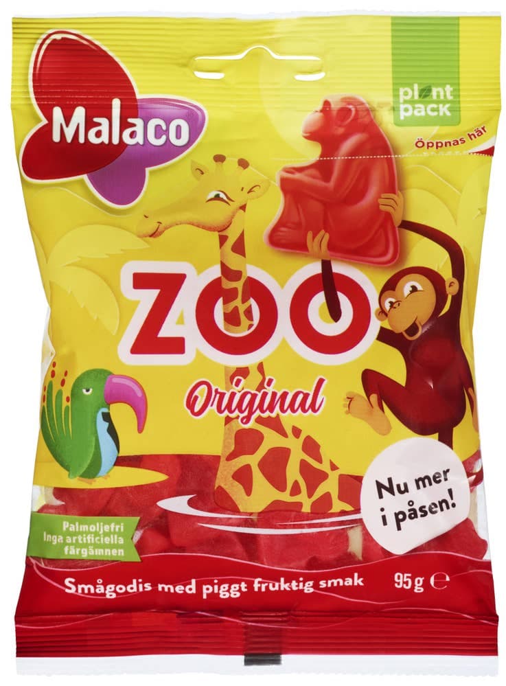 Zoo Gele Piggfrukt 95g Malaco