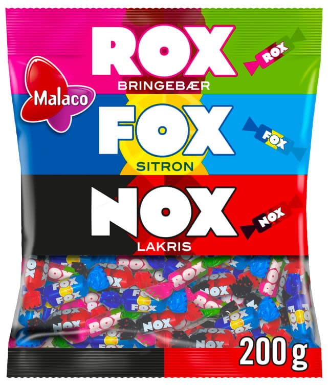 Rox/Fox/Nox 200g Malaco