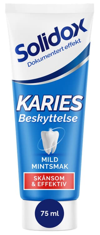Solidox Tannkrem Kariesbeskyttelse 75ml