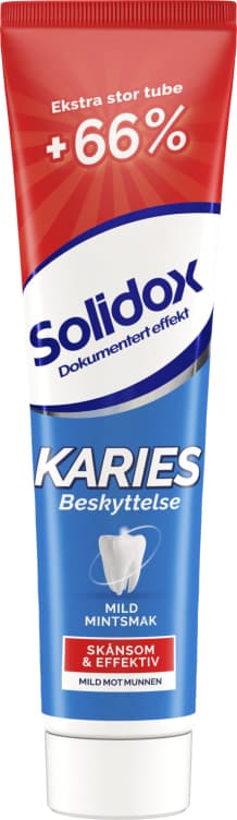 Solidox Tannkrem Kariesbeskyttelse 125ml