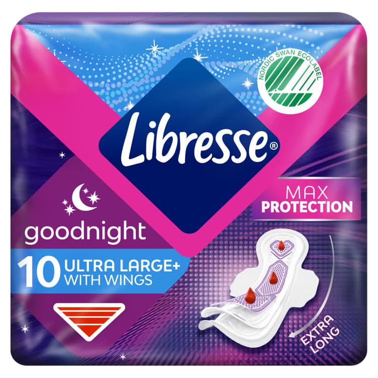 Libresse Goodnight Wing Bind 10stk